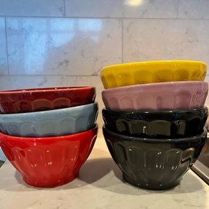 Anthropologie colorful bowls